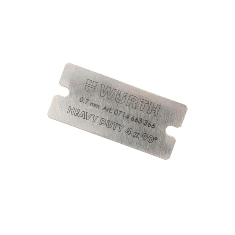 Würth 100 x Scraper Blades Heavy Duty 4 x 90°