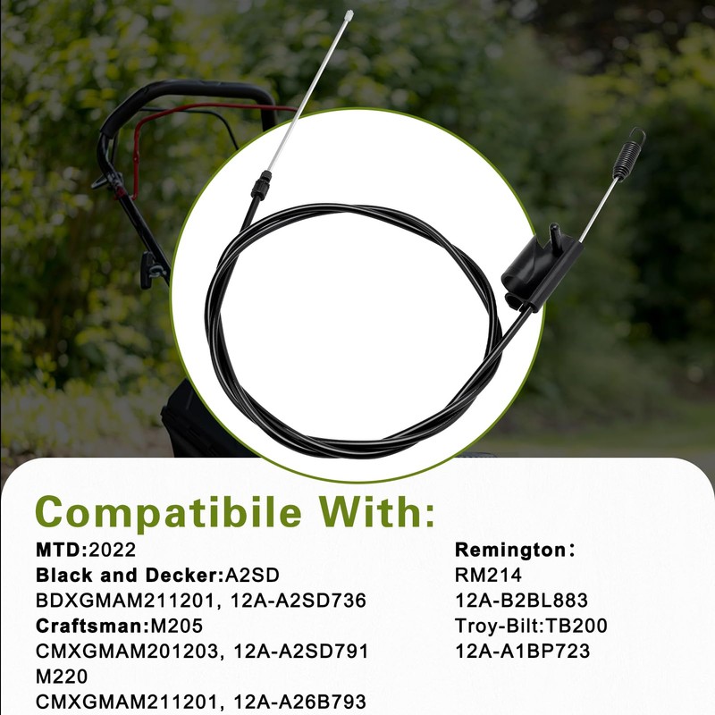 Onsnail MTD 746P06851 Single Speed Forward Cable for Craftsman M205