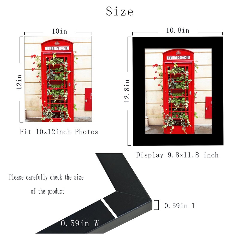 SESEAT 10x12 Picture Frame Set of 10, Display Pictures 10x12
