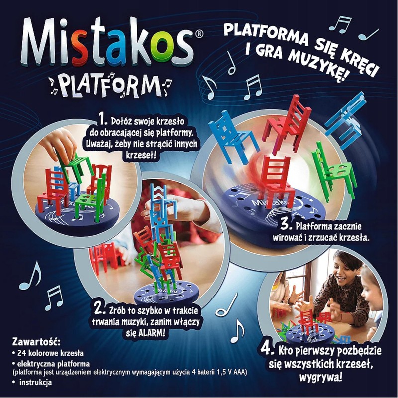 Trefl - Mistakos Platform - Skill Game, Moving Platform, Sound