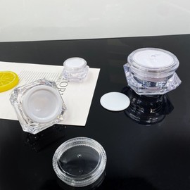 King Trade Cream Lotion Cosmetic Empty Bottle High Transparency Container 5g