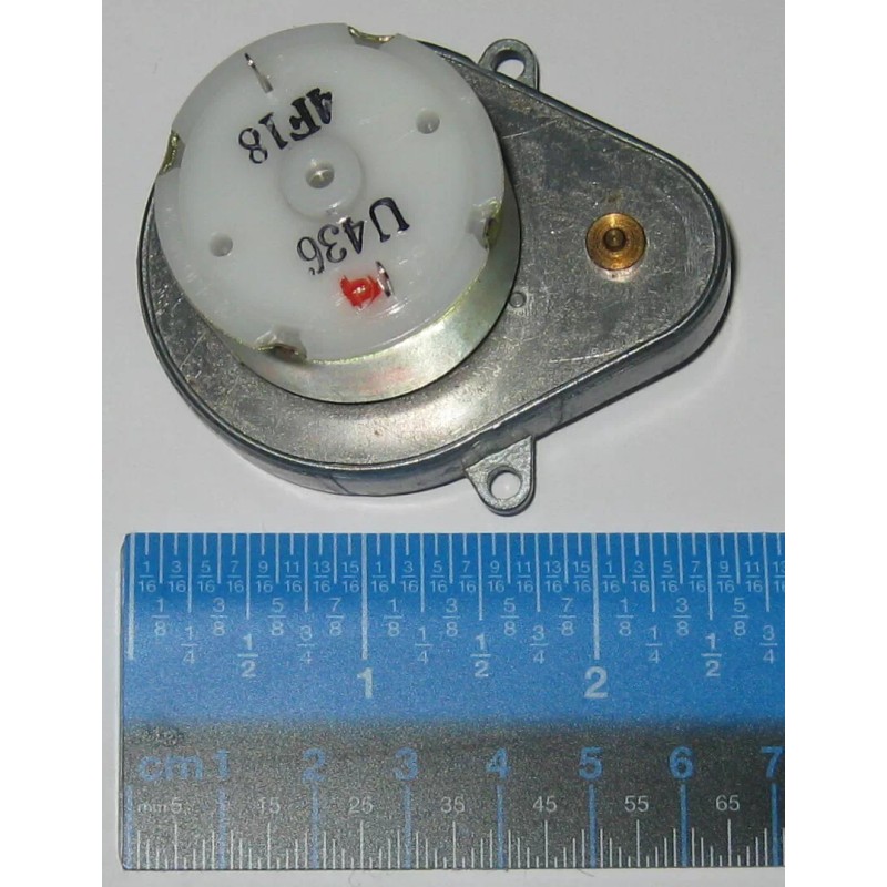 Autotrol 72.9 RPM Gearhead Timing Motor - 12V DC -