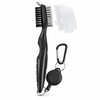 Golf Club Cleaning Brush with Lid, Dual-Sided Brush and Groove