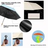 erised's bifrost Compact Folding Umbrella Nordic Style Wood Handle Coating