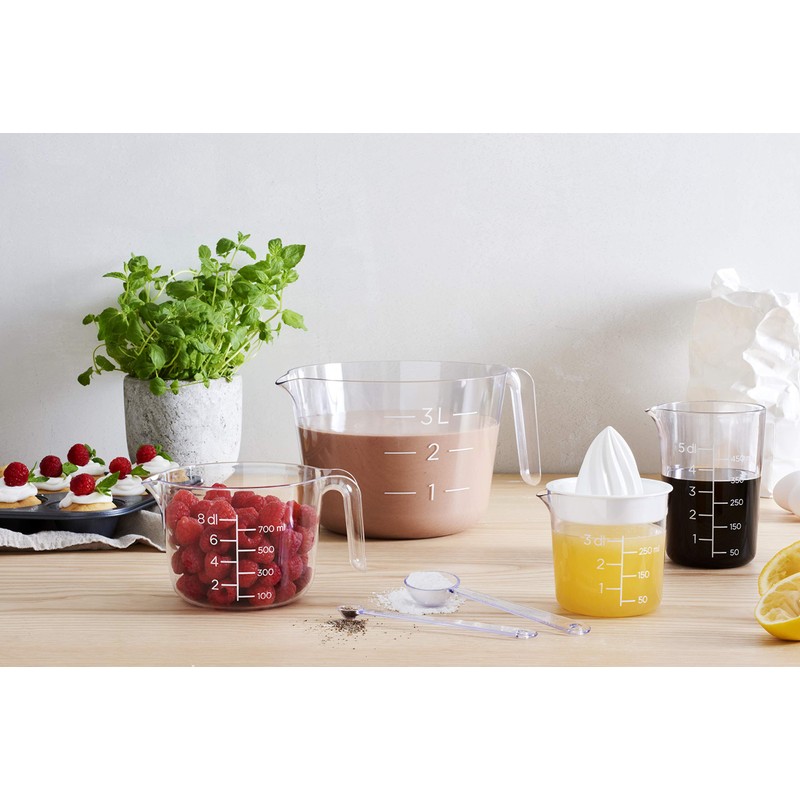 Gastromax Food Storage Container, Polypropylene, Transparent/Pink, 3 L