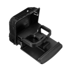 Ronyme Central Console Cup Holder 1K0862532F Removable Auto Interior Decoration Washable Lightweight Automotive Accessories Black, Black