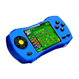 CZT 3.0 Inch Sports Car Shape Handheld Video Game Console 250 64-bit Games TV Output Possible Portable Puzzle Toy for Children Ideal Birthday Perfect for Leisure