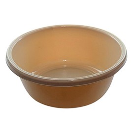 Ybm Home Round Plastic Wash Basin 1148 (1, Beige)
