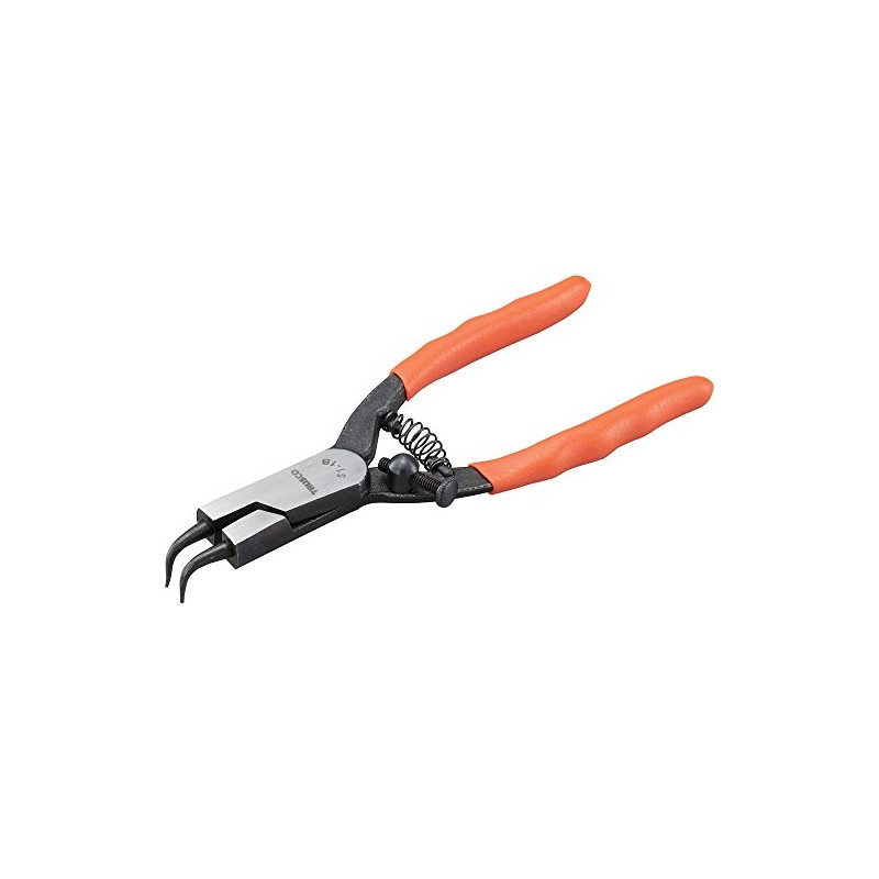 TRUSCO Snap Ring Pliers for Axles Curved Claw Type 51