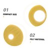 CORHAD 16-Hole Open Hole Felt Flute Pads Replacement Set Flute