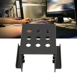 2.5 Inch Hard Drive Rack, Aluminum Alloy Bracket Space Extension IDE Mounting Rack for 2.5 Inch Hard Drive Easy Installation for 2.5 IDE (Black)