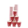 Festive Themed Red Snowflake Paper Party Cups Pack of 100