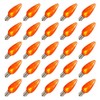 Vickerman 648148-0.96 watt 130 Volt C9 Orange Twinkle LED Light