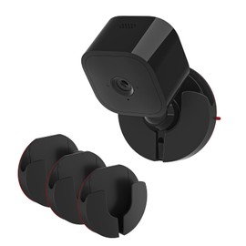 HOLACA 3PACK Wall Mount Kit for Blink Mini with Screwless Strong Adheasive - Easy to Install, No Tools Needed, No Mess, No Drilling, Strong Adheasive Mount