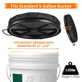 Thickened 5 Gallon Bucket Seat Lid 360 Degree Swivel Bucket Lid with Padded Top 3.74 Inch Thick Spin Ice Fishing Seat Cushion for Hunting Fishing Gardening Camping (camouflage)