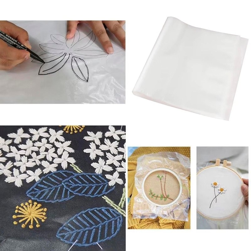 Audiophans Water Soluble Embroidery Sheet for Embroidery, Removes with Water,