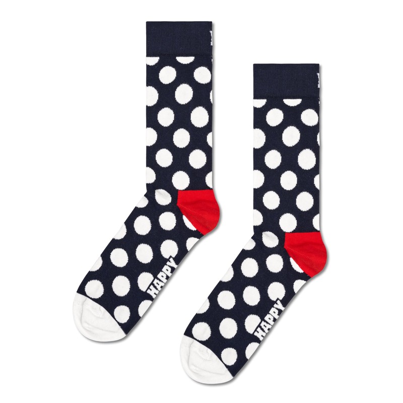 Happy Socks Unisex Socks, Blue, Red, White