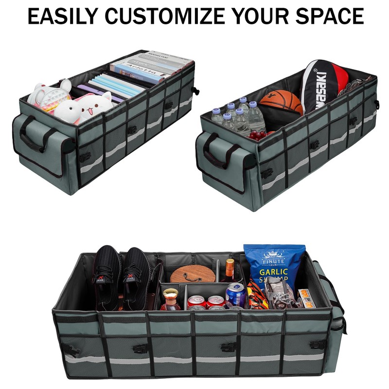 GDNasist Car Trunk Organizer and Storage with Removable Leakproof Cooler