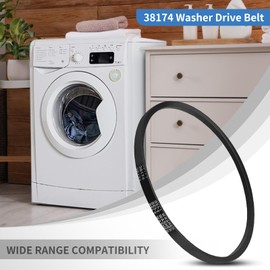 5PCS 38174 belt Washer Drive Belt 27001006 Replacement for Speed Queen Whirlpool Alliance Maytag Amana Crosley Replaces WP27001006 40053601 40053606 AP6007462 PS11740577 Washer Agitator & Spin Belt