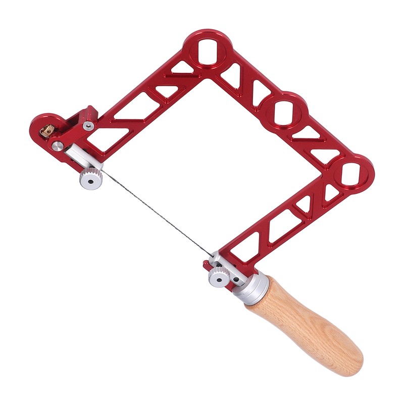 Mini Woodworking Hand Saw U Shape Wooden Handle Coping Saw