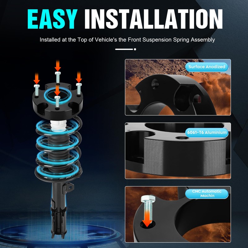Front 3" Lift Kit Leveling Lift Kit Fit for Toyota