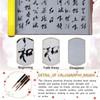 Magic Canvas Paint with Water,4 Chinese Painting Brushes Set Flower