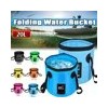 HomeCraft Collapsible Water Bucket Camping – Durable Space-Saving Construction, Home