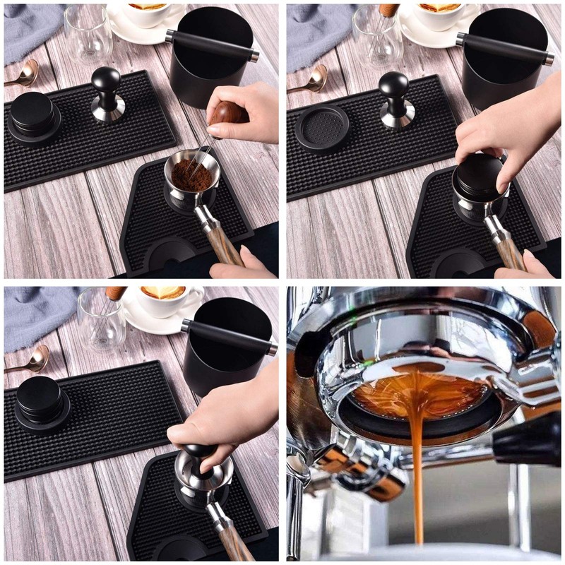 Espresso Coffee Stirrer, SANTOW Wood Handle Needle Type Coffee Distribution