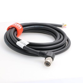 DRRI Right Angle Hirose 12Pin Female HR10A-10P-12S to Leadwires I/O Cable for Basler Camera Aviator GigE (1M)