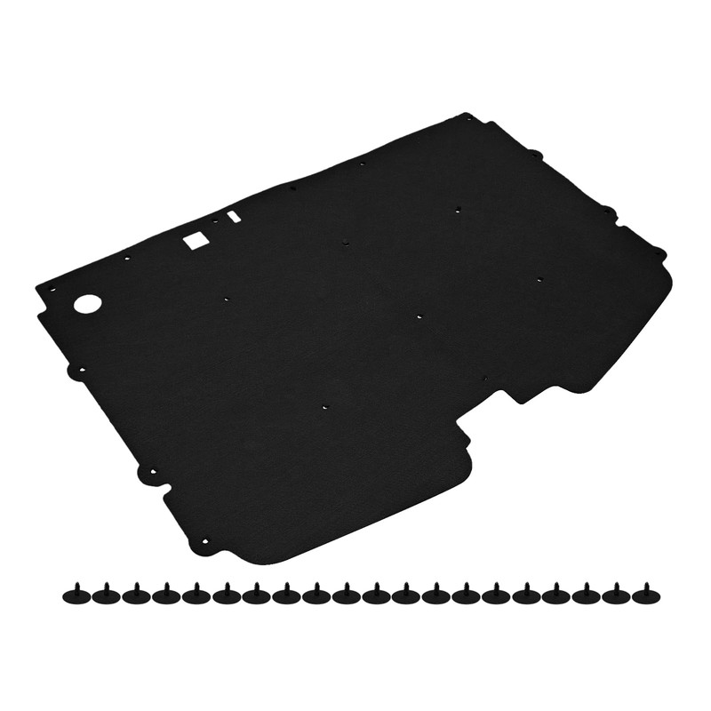 Hood Insulation Pad Heat Shield & Clips Compatible with 1988