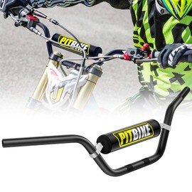 Datanly 1 Pcs 7/8" 22mm Dirt Bike Handlebars with Foam Pad Atv Motorcycle Handlebars for Motocross Atv Dirt Bike Ebike