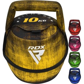 RDX Kettlebell Weights Sandbag with Handle, Fitness Strength Training Weight Lifting Bodybuilding Cardio Workout, Swings Squats Snatch Deadlift Thruster, Available In 4 6 8 10 KG, Home Gym Men Women