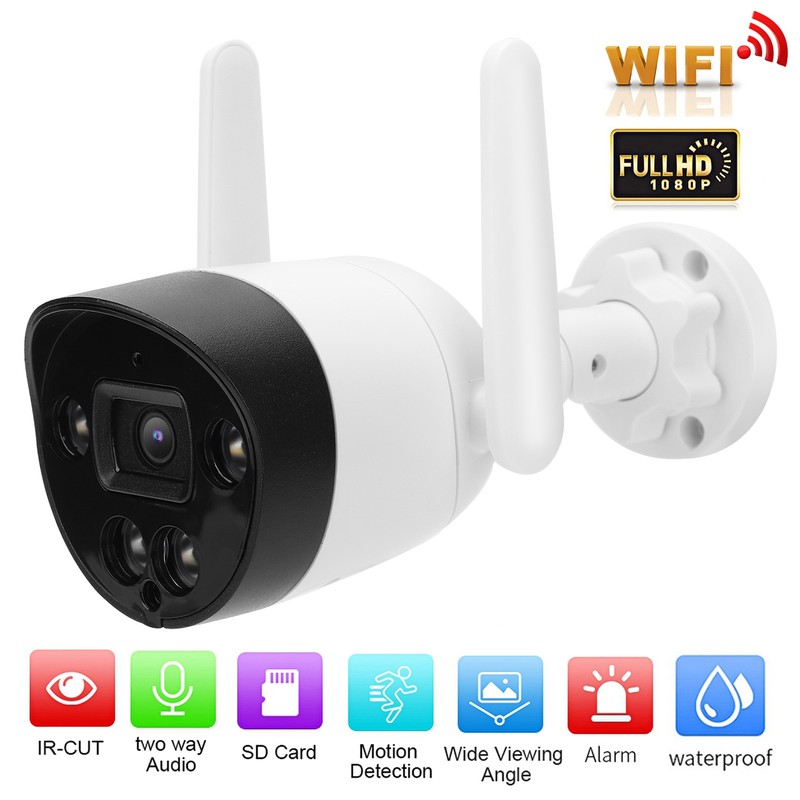1080P WiFi Camera Motion Detection Infrared Night Vision IP66 Waterproof