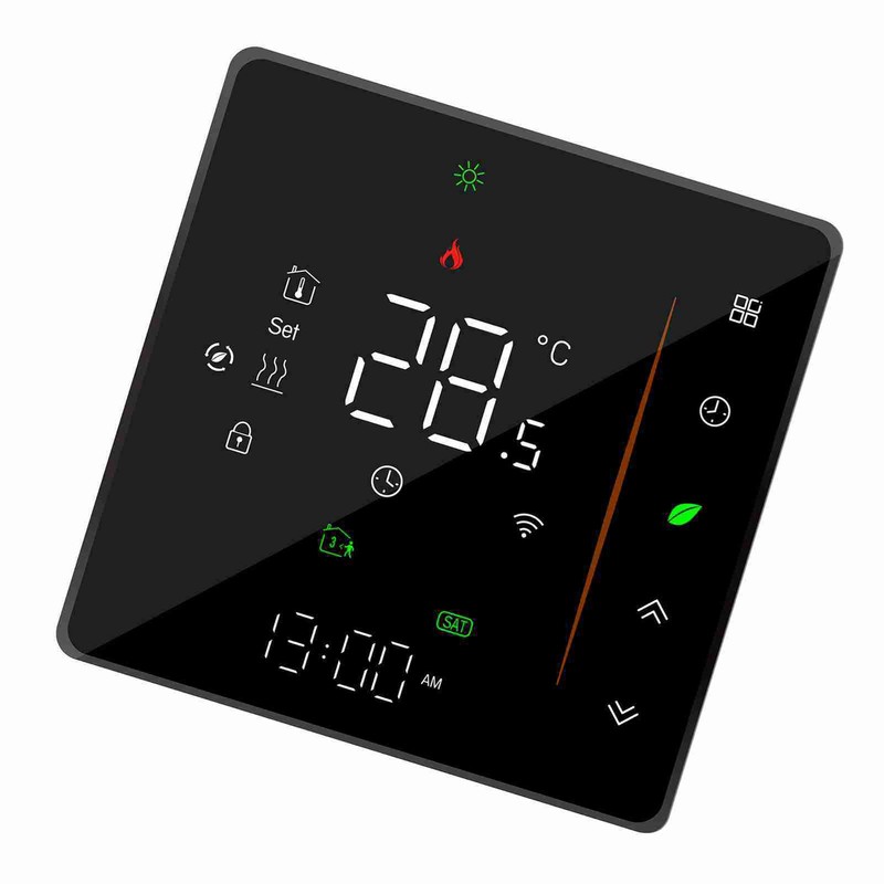 WiFi Smart Thermostat Temperature Controller Weekly Programmable Supports Touch Control/