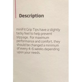 Oticon 5 miniFit Grip Tips For Oticon Receivers. Size Small Non-Vented. Right Ear.