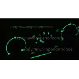 NewlineperformanceLED Green Climate Control LED Bulb kit for Subaru Impreza WRX 2002-2007