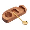 CHILDWEET 1 Set Wooden Egg Display Stand Natural Wood Egg