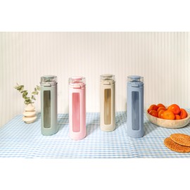 Ello Syndicate 20oz Reusable Glass Water Bottle with One-Touch Leak Proof Flip Lid, Protective Non-Slip Silicone Sleeve, Carry Loop for Coffee, Tea and Water, BPA-free, Dishwasher Safe, Sage