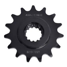 15T Front Sprocket 520 Chain 18.6mm Fit for Kawasaki ZR750 Z750 2004-2012 Z750 ABS 2007-2012 Z750R 2011-2012 Z750S 2005-2006 ZR800 Z800 Z800e 2013-2016