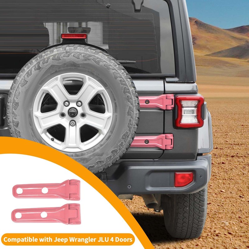 Hoolcar Jeep Wrangler JLU 4-Door 2018-2025 Door Hinge Trim Covers,
