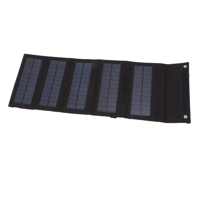 50W Portable Solar Panel Bag Monocrystalline Silicon 5 Folding Solar