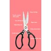 AWinjoy Heavy Duty Sharp Kitchen Scissors, Dishwasher Safe, Cooking Shears