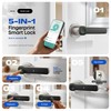 Heittis Fingerprint Door Lock- Smart Door knob,Biometric Door Lock with