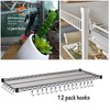 Crhexpva Anti Drop Wire Shelving S Hooks Metal Rack Hangers