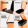 Cesun Small Bathroom Trash Can with Lid Soft Close, Step
