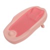 Baby Bath Support Home Foldable Ergonomic Heart Shaped Hollow Pattern