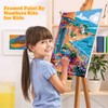 MOGTAA Paint by Numbers for Adults Beginner with Frame, Seaside