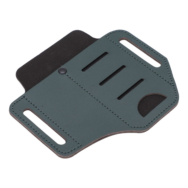 Leather Sheath EDC Organizer Multi Pockets Essentials Carrier Multitool Belt