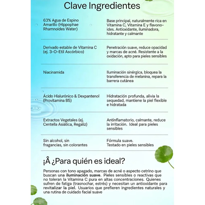 Tt Yc Sérum Iluminador Suave Antioxidante, Apto Piel