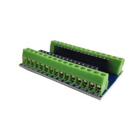 Screw Terminal Block Shield for Arduino Nano – Secure Connection Module for Arduino Nano Wiring